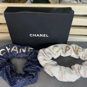 CHANEL Shimmer Scrunchie Bundle
